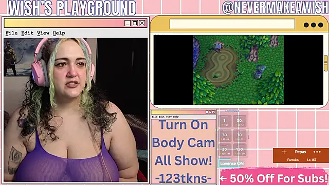 Snapshot of nevermakeawish chatting on 14, 3, 2026 nevermakeawish online show from 14, 3, 2026