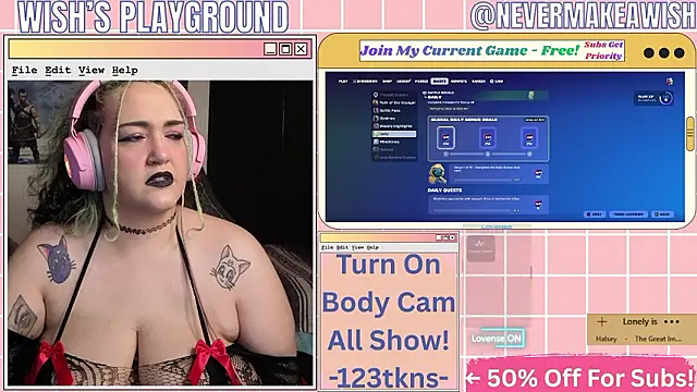 Snapshot of nevermakeawish chatting on 22, 3, 2026 nevermakeawish online show from 22, 3, 2026