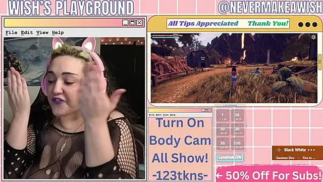 Snapshot of nevermakeawish chatting on 26, 3, 2026 nevermakeawish online show from 26, 3, 2026