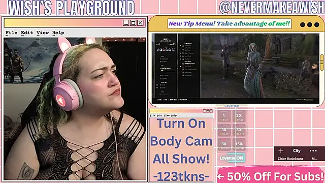 Snapshot of nevermakeawish chatting on 27, 3, 2026 nevermakeawish online show from 27, 3, 2026