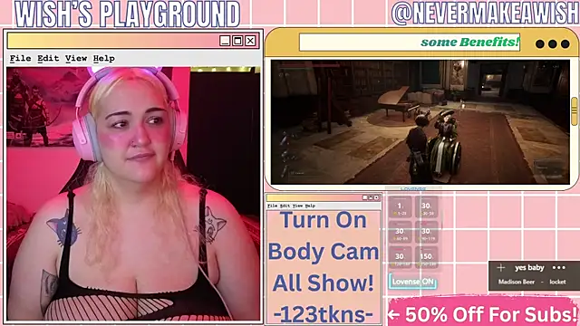 Snapshot of nevermakeawish chatting on 3, 4, 2026 nevermakeawish online show from 3, 4, 2026