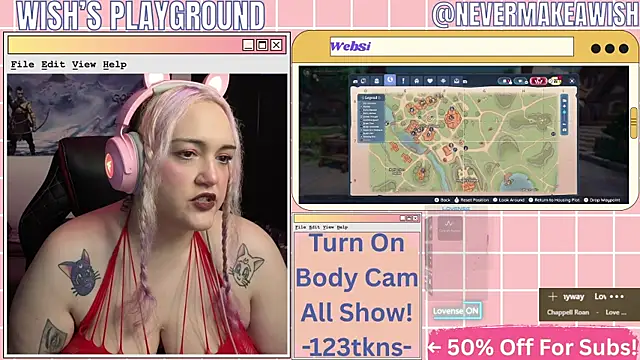 Snapshot of nevermakeawish chatting on 7, 4, 2026 nevermakeawish online show from 7, 4, 2026