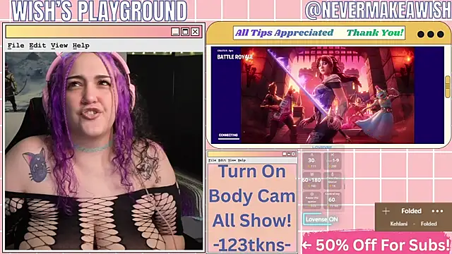 Snapshot of nevermakeawish chatting on 12, 4, 2026 nevermakeawish online show from 12, 4, 2026