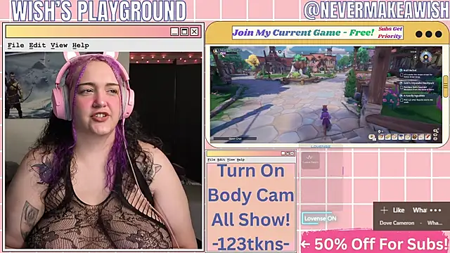 Snapshot of nevermakeawish chatting on 14, 4, 2026 nevermakeawish online show from 14, 4, 2026