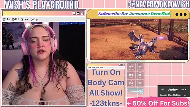 nevermakeawish online show from 1, 5, 2026