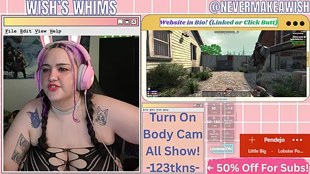 nevermakeawish online show from 14, 5, 2026
