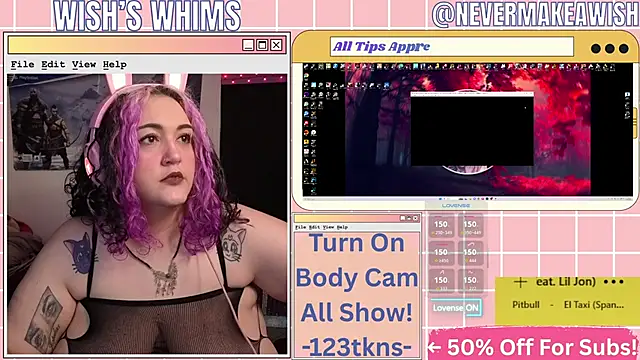 nevermakeawish online show from 17, 5, 2026