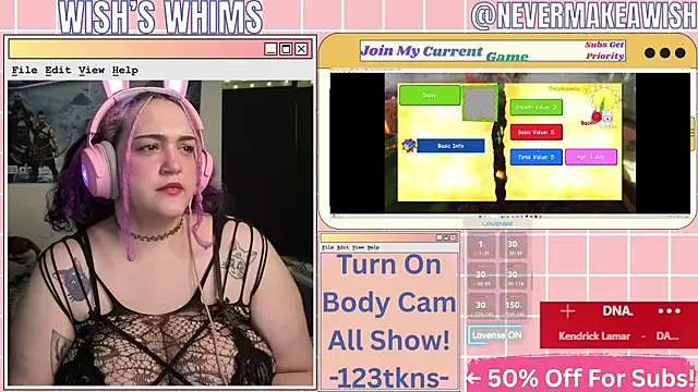 nevermakeawish online show from 24, 5, 2026