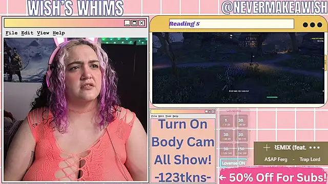 nevermakeawish online show from 15, 7, 2026