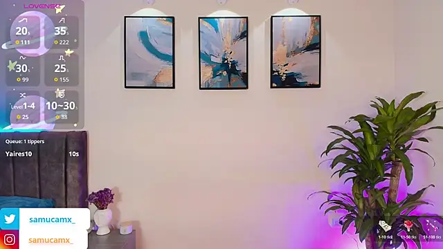 samucamx  online show from 10, 11, 2025