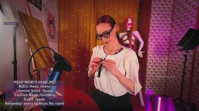 Giantess Eva online show from 3, 5, 2026
