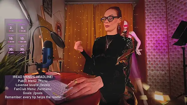 Giantess Eva online show from 30, 5, 2026