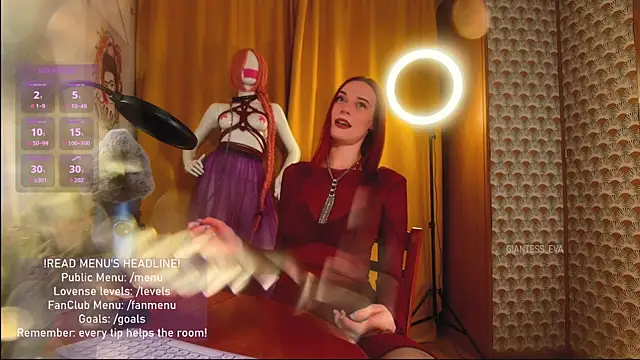 Giantess Eva online show from 30, 7, 2026