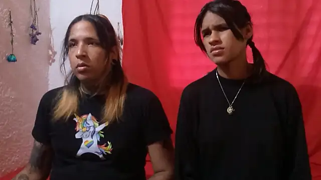 Couple Moth666 online show from 9, 10, 2025