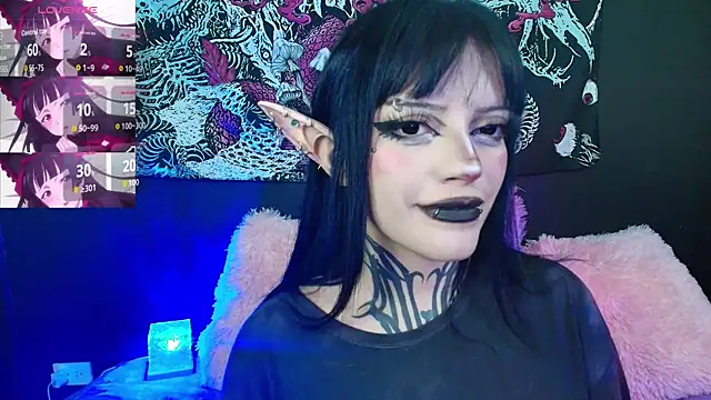 Snapshot of GothGaby chatting on 26, 10, 2025 GothGaby online show from 26, 10, 2025
