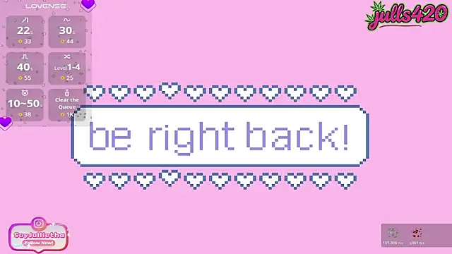 Snapshot of Julls420_ chatting on 17, 5, 2026 Julls420 online show from 17, 5, 2026