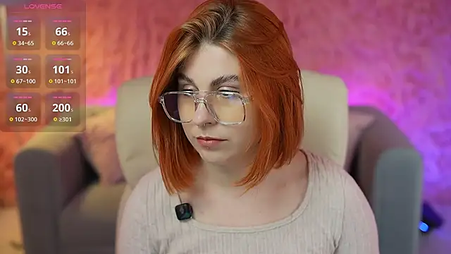 GingerPinky online show from 28, 6, 2026