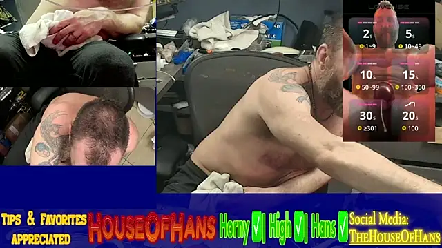 Snapshot of HouseOfHans chatting on 31, 3, 2026 HouseOfHans online show from 31, 3, 2026