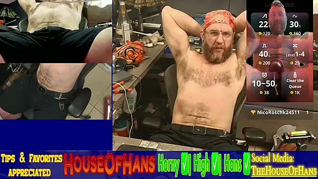Snapshot of HouseOfHans chatting on 2, 4, 2026 HouseOfHans online show from 2, 4, 2026