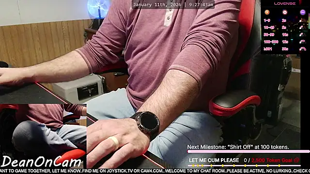 Snapshot of DeanonCam chatting on 11, 1, 2026 DeanonCam online show from 11, 1, 2026