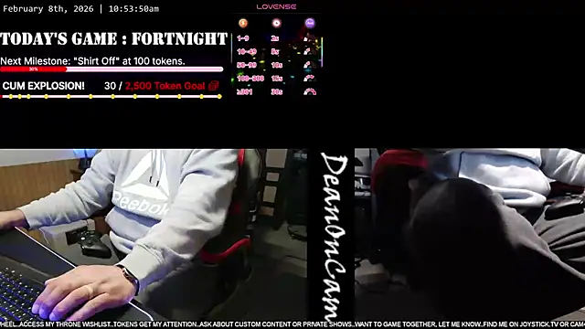 Snapshot of DeanonCam chatting on 8, 2, 2026 DeanonCam online show from 8, 2, 2026