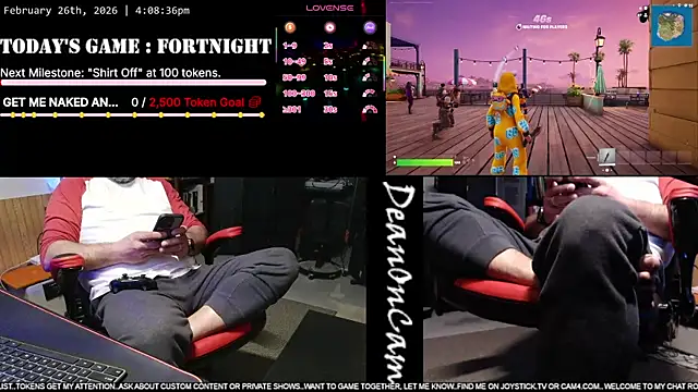 Snapshot of DeanonCam chatting on 26, 2, 2026 DeanonCam online show from 26, 2, 2026