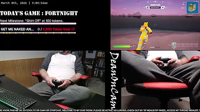 Snapshot of DeanonCam chatting on 8, 3, 2026 DeanonCam online show from 8, 3, 2026