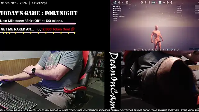Snapshot of DeanonCam chatting on 9, 3, 2026 DeanonCam online show from 9, 3, 2026