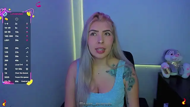 Megan sexrosse online show from 18, 3, 2026