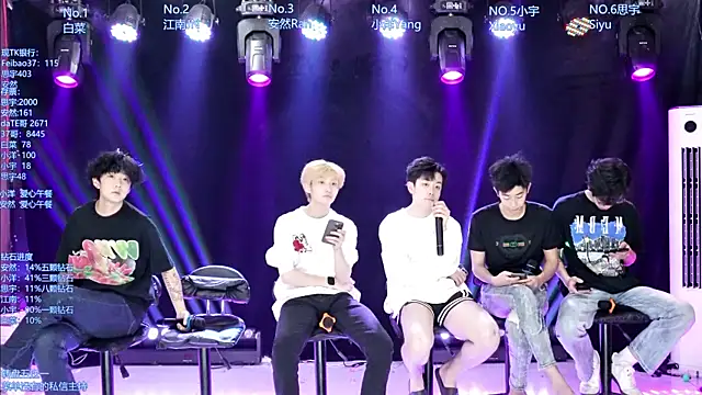 Snapshot of AOA-MIC chatting on 4, 5, 2026 AOA-MIC online show from 4, 5, 2026