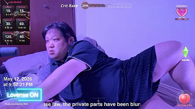 ChubbyBEAR039 online show from 12, 5, 2026