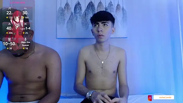 Snapshot of Michaell_and_twink chatting on 19, 7, 2026 Michaell and twink online show from 19, 7, 2026