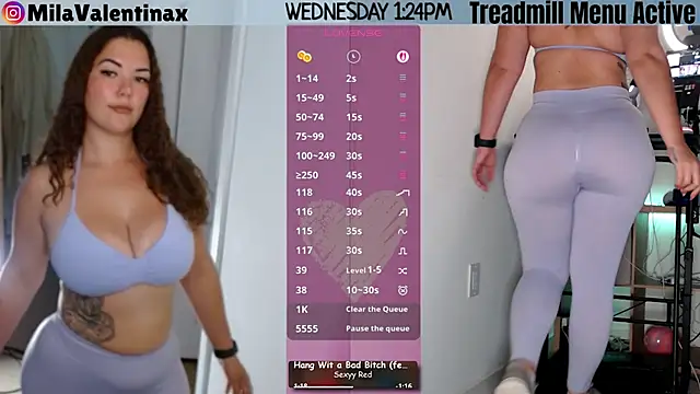 Snapshot of MilaValentina chatting on 22, 4, 2026 MilaValentina online show from 22, 4, 2026