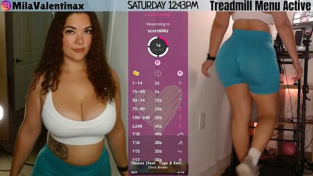 Snapshot of MilaValentina chatting on 23, 5, 2026 MilaValentina online show from 23, 5, 2026