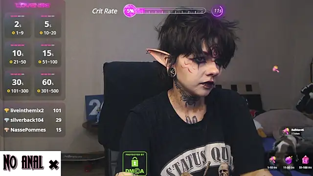 Snapshot of Dark__Elf chatting on 18, 3, 2025 Dark Elf online show from 18, 3, 2025