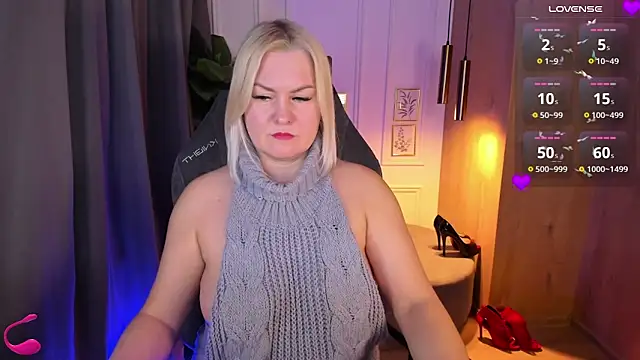 YolandaKiss online show from 1, 2, 2025