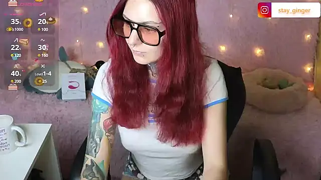 Ginger Stay online show from 22, 1, 2025