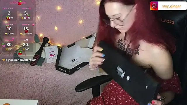 Ginger Stay online show from 8, 3, 2025