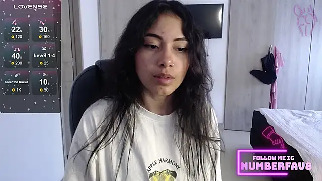 Snapshot of numberfav8 chatting on 4, 1, 2025 numberfav8 online show from 4, 1, 2025