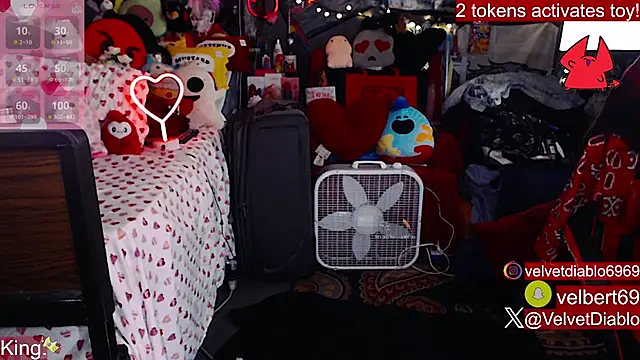 VelvetDiablo online show from 5, 2, 2026