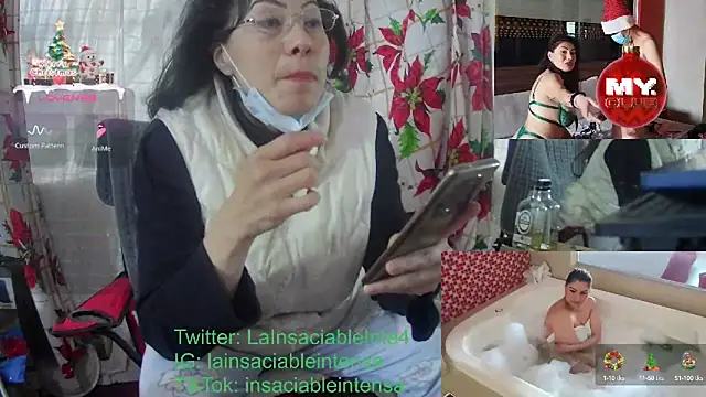 LaInsaciableIntensa online show from 6, 1, 2025