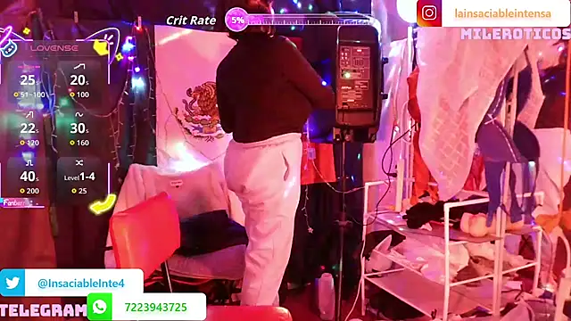 Snapshot of LaInsaciableIntensa chatting on 1, 3, 2026 LaInsaciableIntensa online show from 1, 3, 2026