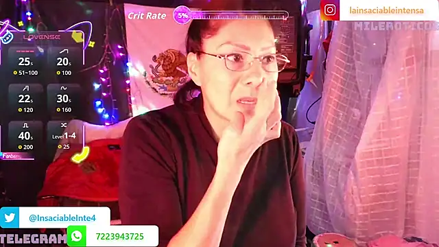 Snapshot of LaInsaciableIntensa chatting on 8, 3, 2026 LaInsaciableIntensa online show from 8, 3, 2026