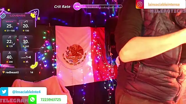 Snapshot of LaInsaciableIntensa chatting on 27, 3, 2026 LaInsaciableIntensa online show from 27, 3, 2026