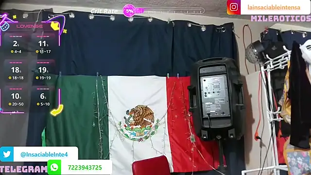 LaInsaciableIntensa online show from 30, 4, 2026