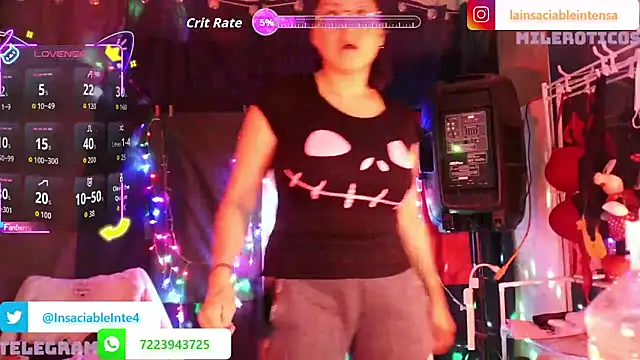 LaInsaciableIntensa online show from 18, 6, 2026