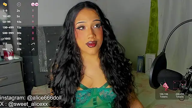 SWEET ALICEXX online show from 24, 7, 2026