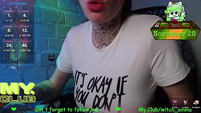 Witch Emma online show from 28, 11, 2025