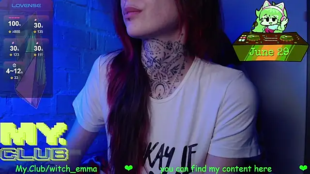 Witch Emma online show from 29, 6, 2026