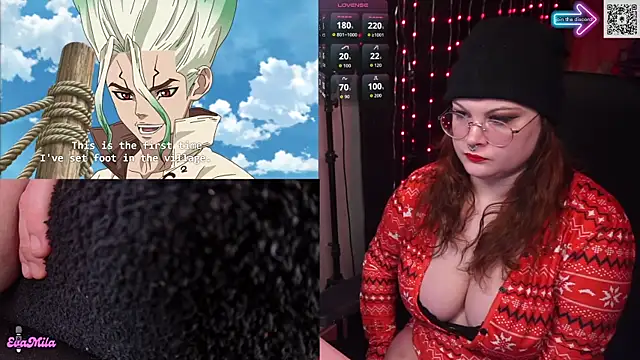 Snapshot of evamila chatting on 6, 1, 2026 evamila online show from 6, 1, 2026